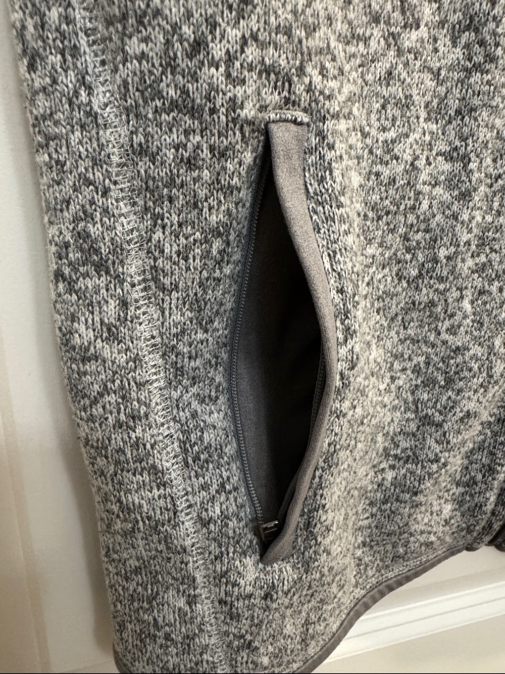 Patagonia Heather Gray Better Sweater Fleece Vest - Picture 6 of 8